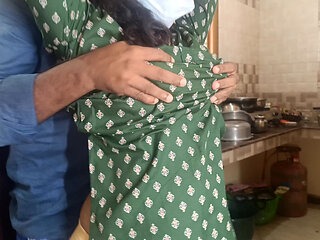 Housewife enjoying with step brother