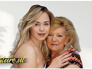 Hot Granny Gets Her Hairy Pussy Eaten By Young Babe Selvaggia With Selvaggia Babe