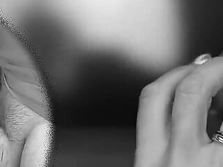 MILF Catwoman Sucks a Big Cock and Swallows the Cum Then Licks It From Her Hands in Double View