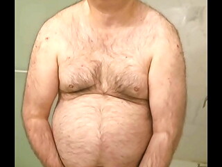 Nude Martin Lavall&eacute_e masturbates, ejaculates and eats all his sperms