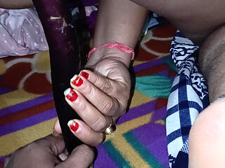 Aunty loves with boyfriend