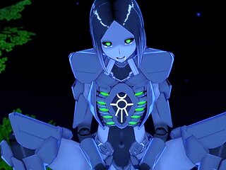 Necron Anime Girl BJ - Warhammer 40K Hentai