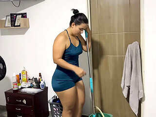 Maid Gets a Raise Then Cleans My Cum - POV Anal with Big Ass Amateur