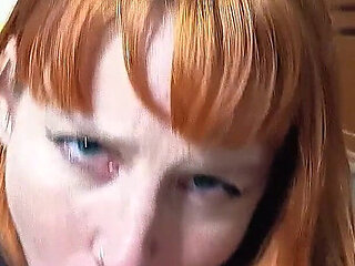 Hottie Doing the Best Blowjob and Swallows All Milk at the End