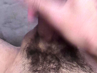 Handjob with hot cumshot