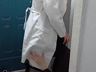 A MILF Lesbian Doctor Cums in a Patient's Mouth