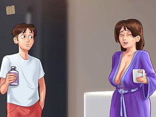 Summer adventure with a hot brunette featuring big boobs and lots of first-time fun