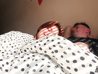 Morning with Abundant Ejaculation, Instead of Swallowing It She Spit Out