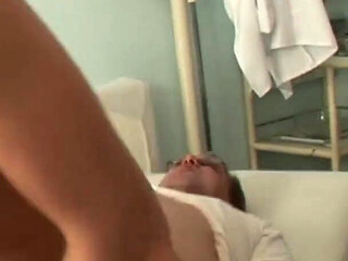 Doctor piss - young porn actress with silicone tits Sarah Star gets hardcore pissing action by doctor Piss