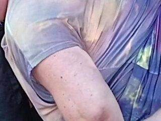 In a Public Park, I Fuck My Neighbor in Her Pussy Doggy Style, Then in Her Mouth and Cum Twice in a Minute