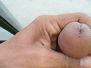 Boy play with his dick and enjoying need a girl