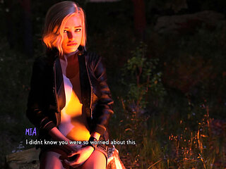 Fates Determination: Hot Blonde Girl, POV Blowjob in the Woods - Episode 1