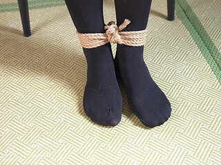 Xr46- Student Uniform and Mouthball Bondage