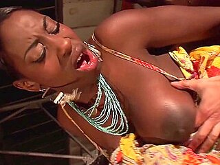 Black British Beauty Balls In A Broken Lift- Skankery