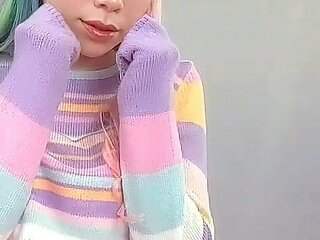 Amateur asian teen licks ass and sucks cock