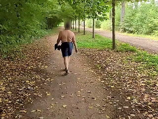 A busty milf public flashing