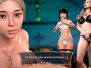 A sexy nun lures into her monastery