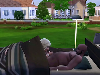 Sims 4 - More daily life and having sex on the table and bed