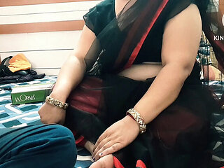 Desi Bhabhi Diwali Home Visit Hindi Audio Fuck with Neighbor