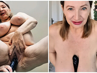 Busty GILF Do Titty Fuck, Blowjob and Pussy Fuck Closeup