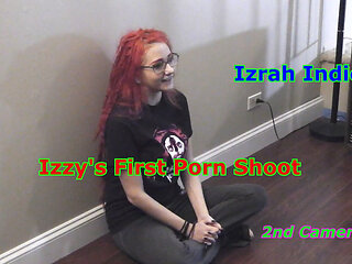 Izrah Indica - Izzy's First Porn Shoot 2nd Camera
