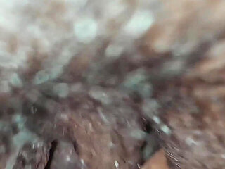 Hairy Little Pussy: She Rubbed Her Cunt on Me and Took Cock in the Ass Until She Cummed!