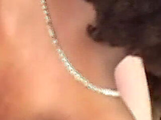 Mature Ebony Babe Fingers Blonde's Dripping Pussy Wild