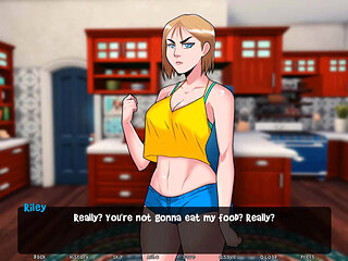 Dawn of Malice: stepsister sucks her stepbro  off and sniffs his dirty pants while masturbating ep 22,23