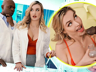 Natalia Starr Takes Black Cock for Science - Rough Blowjob & Doggy Style in 4K
