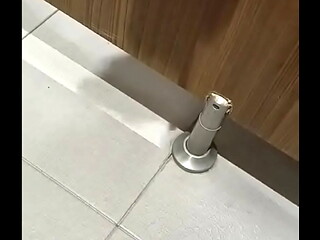 Asia guy suck his dick so hard in supermarket