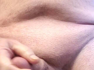 Stroking close up until ready to slide my cock into your mouth