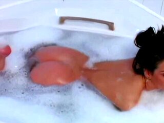 Linsey Dawn McKenzie shows off her massive natural tits on cam