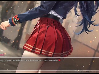 Bluring the walls [ ROMANCE Hentai Game ] Ep.4 EXHIBITIONIST GF CONFESS !