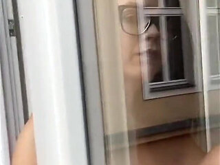 Smoking in Window Na Selfie with Katrina