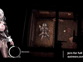 [Gallery] Nun having Sex with villagers cumming inside her Hentai Game