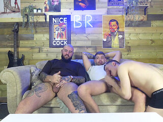 Two Straight Lads Come for a Massage with Me