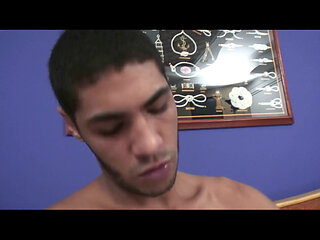 Riding his boyfriend like a horny whore