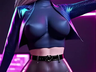 Evelynn's Hot Dance (SUNMI - Siren)  LOL 3D Hentai Animation