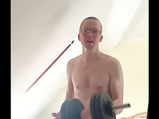 Martyboy working out