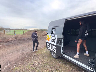 Smash Bus Strap N Fuck Pt 2