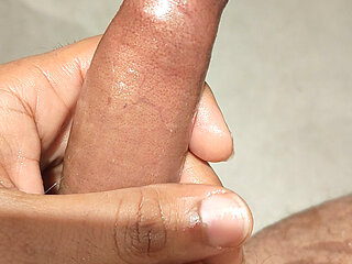 Tried first time hard masturbation.