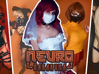 Femboy Halloween Compilation - (Himiko Toga Cosplay, Velma, Demons, Witch, Tease) Neuro Nakakuma Shorts