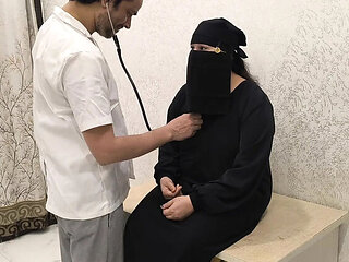 Hijabi Indian Girl Fucked Hard by Doctor in Clinic Check-up - Big Cock Creampie