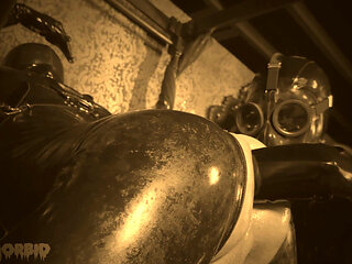 Gas Mask Fisting Sepia with Patricia and Valeska