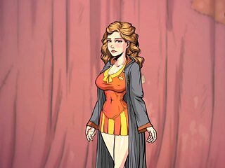 Getting off, boob squeeze, finger-tickling