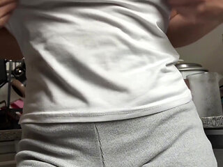 Sweaty Afternoon Workout Grind and Pee After