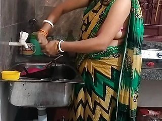 Jiju and Sali Fuck Without Condom In Kitchen Room (Offi...