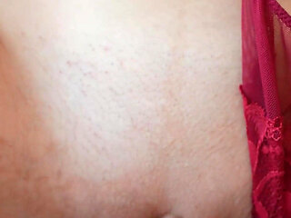 Alexa Poshspicy Makes You Cum with Her Hot Body and Red Lingerie