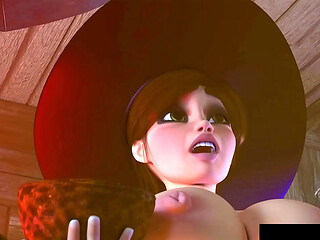 Futaween - Two Futanari Witches Cast Some Spells And Fuck!