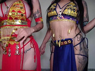 ARAB TWINS GIVE EACH OTHER BUTT TO A BLACK XXX